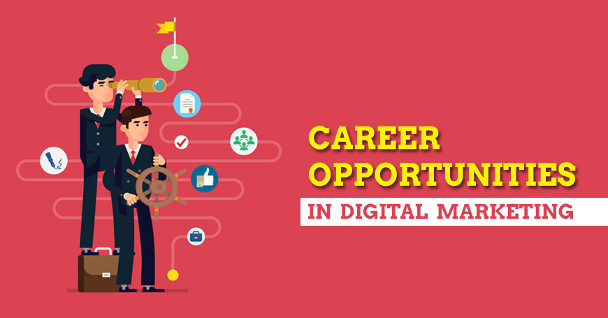 Jobs Opportunities after Digital Marketing Training in different areas