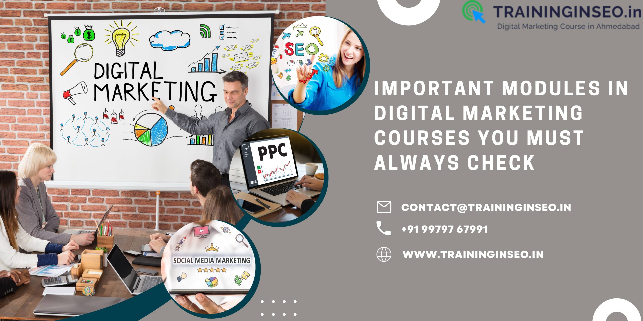 Important Modules in Digital Marketing Courses