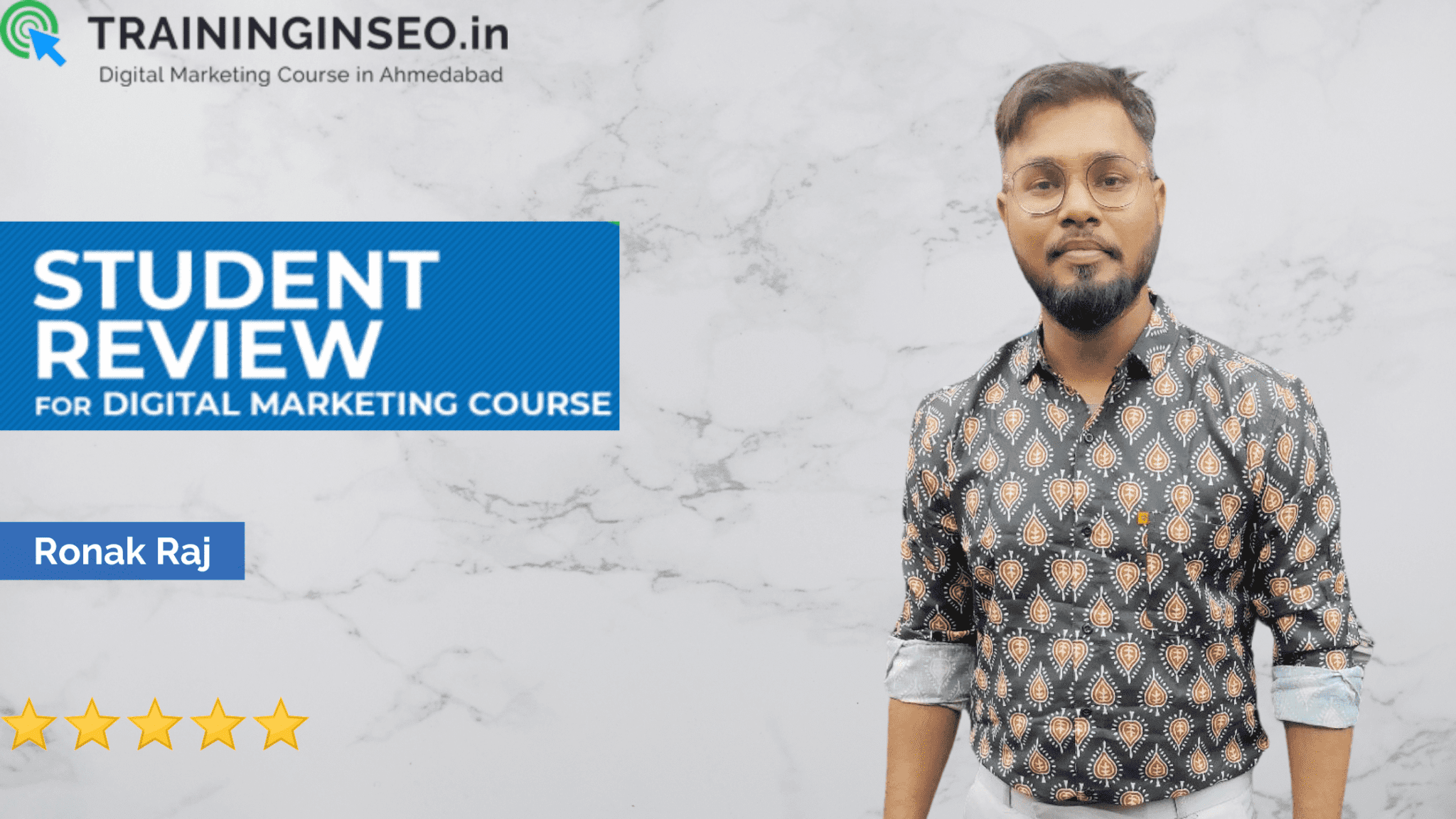 Ronak Raj Sharing his Journey At Traininginseo